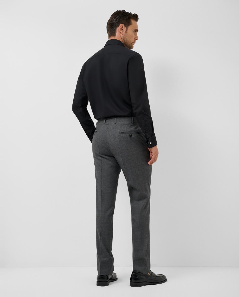 Traje de hombre half canvas regular fit microdibujo - Roberto Verino - Gris oscuro Gris oscuro-8