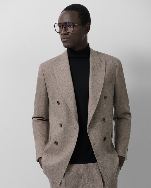 Chaqueta de hombre separate cruzada sarga