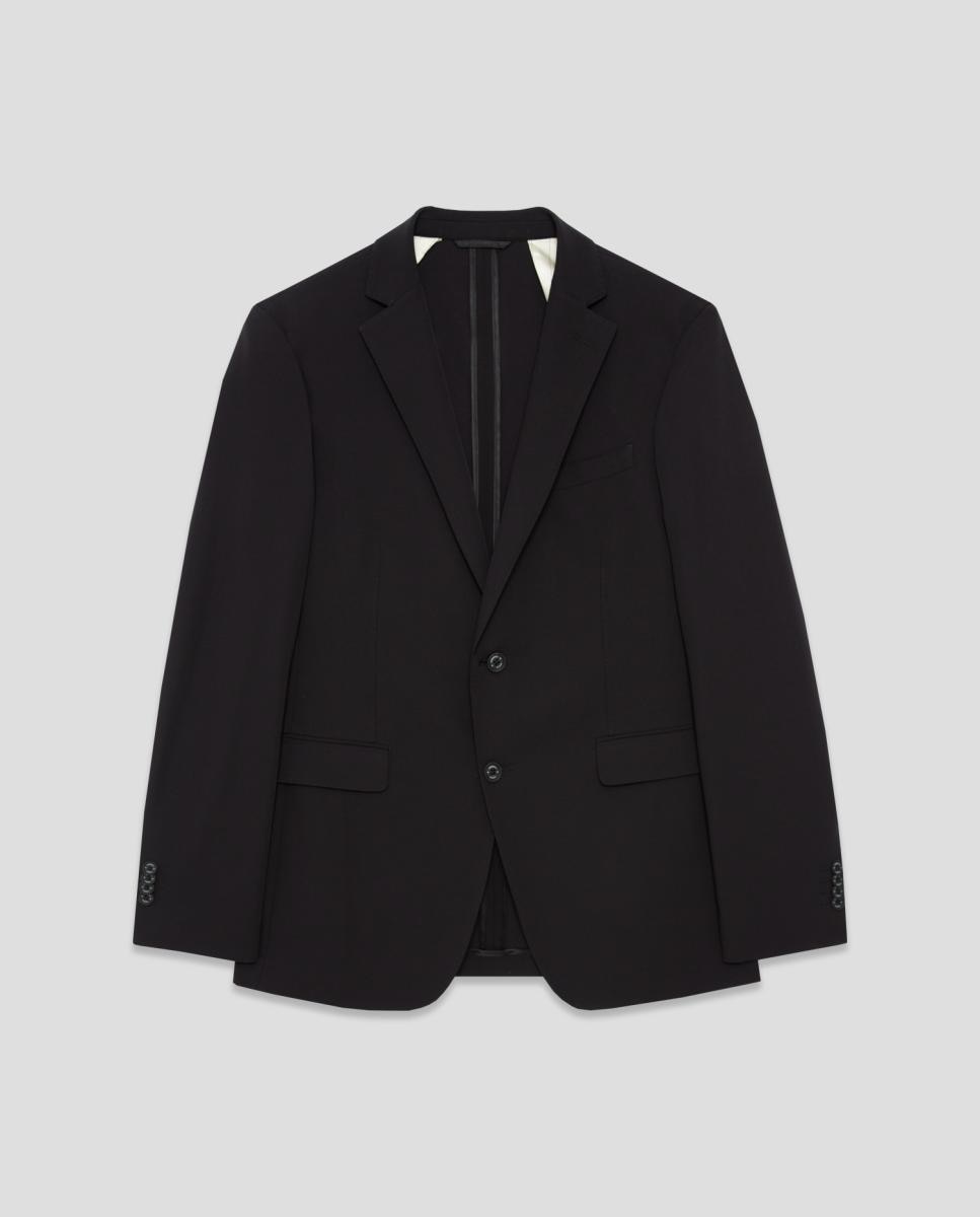 Imagen 4 de Chaqueta de hombre separate tejido técnico - Roberto Verino - Negro Negro