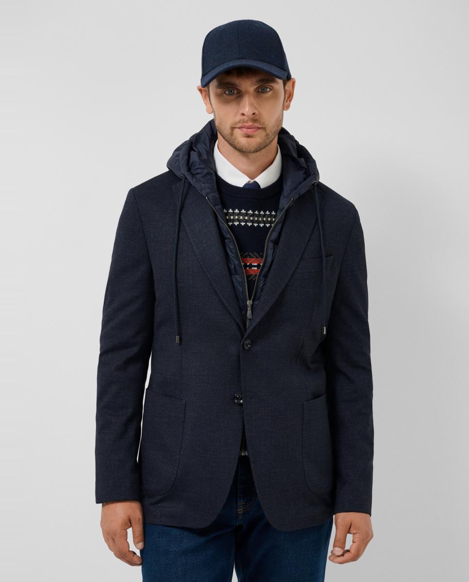Imagen 0 de Chaqueta de hombre con pechera técnica Azul