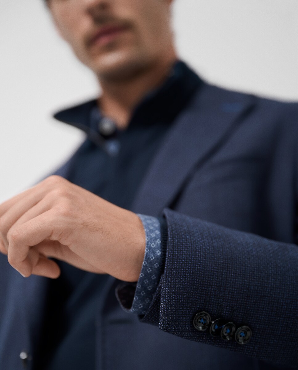 Casaco com Estrutura Azul-2