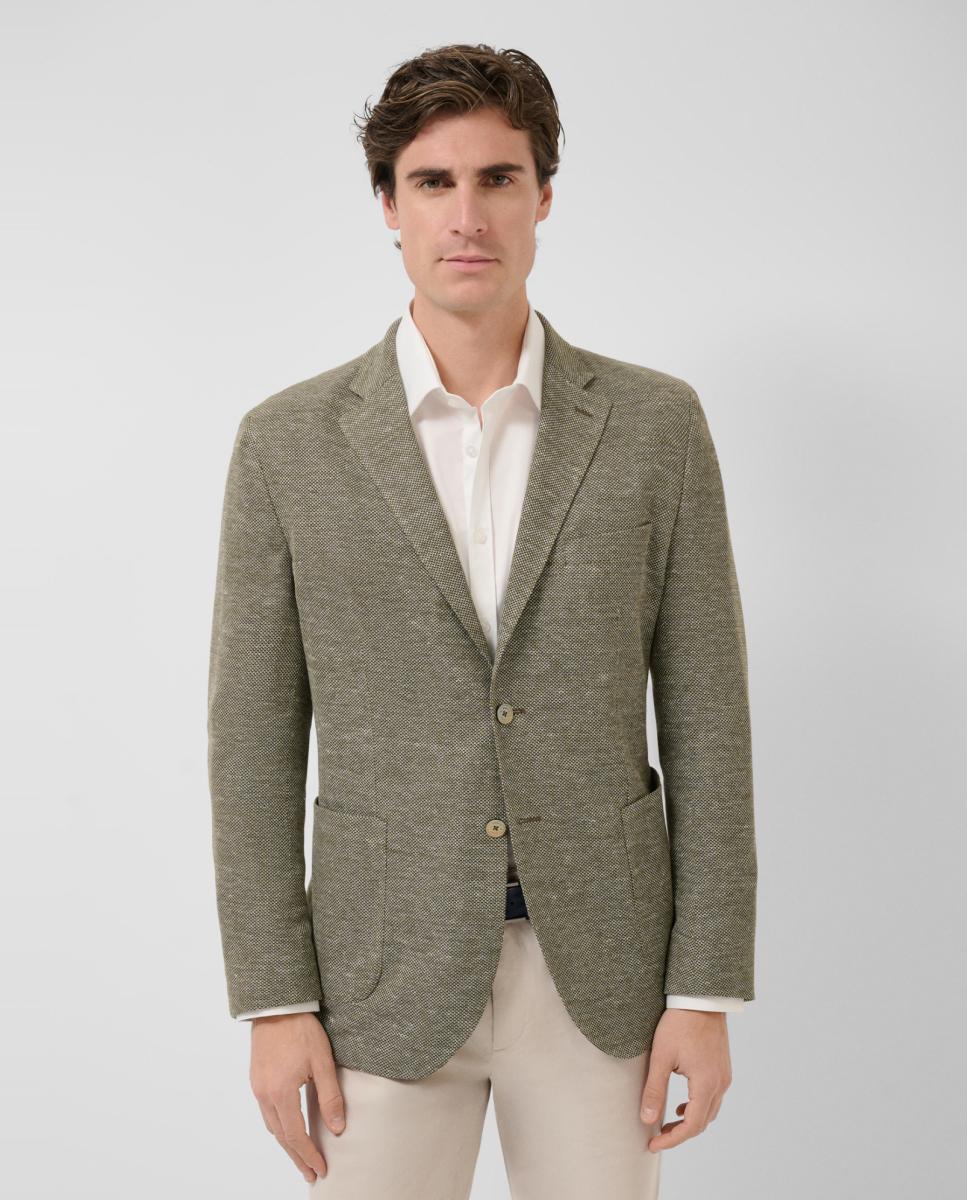 Imagem 0 de Casaco Confort de Malha de Algodão/Linho