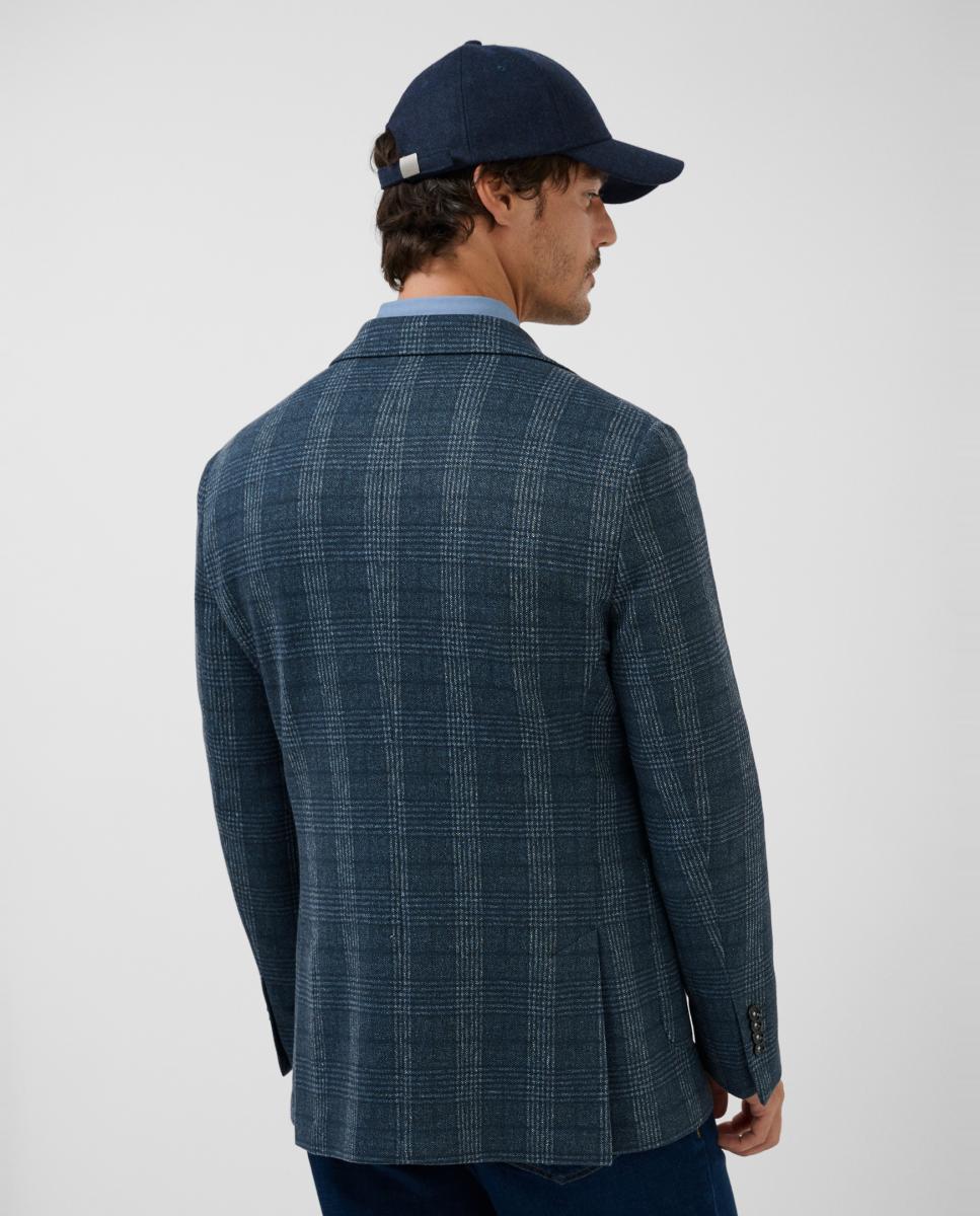 Imagen 2 de Chaqueta de hombre cuadros - Roberto Verino - Azul índigo Azul índigo