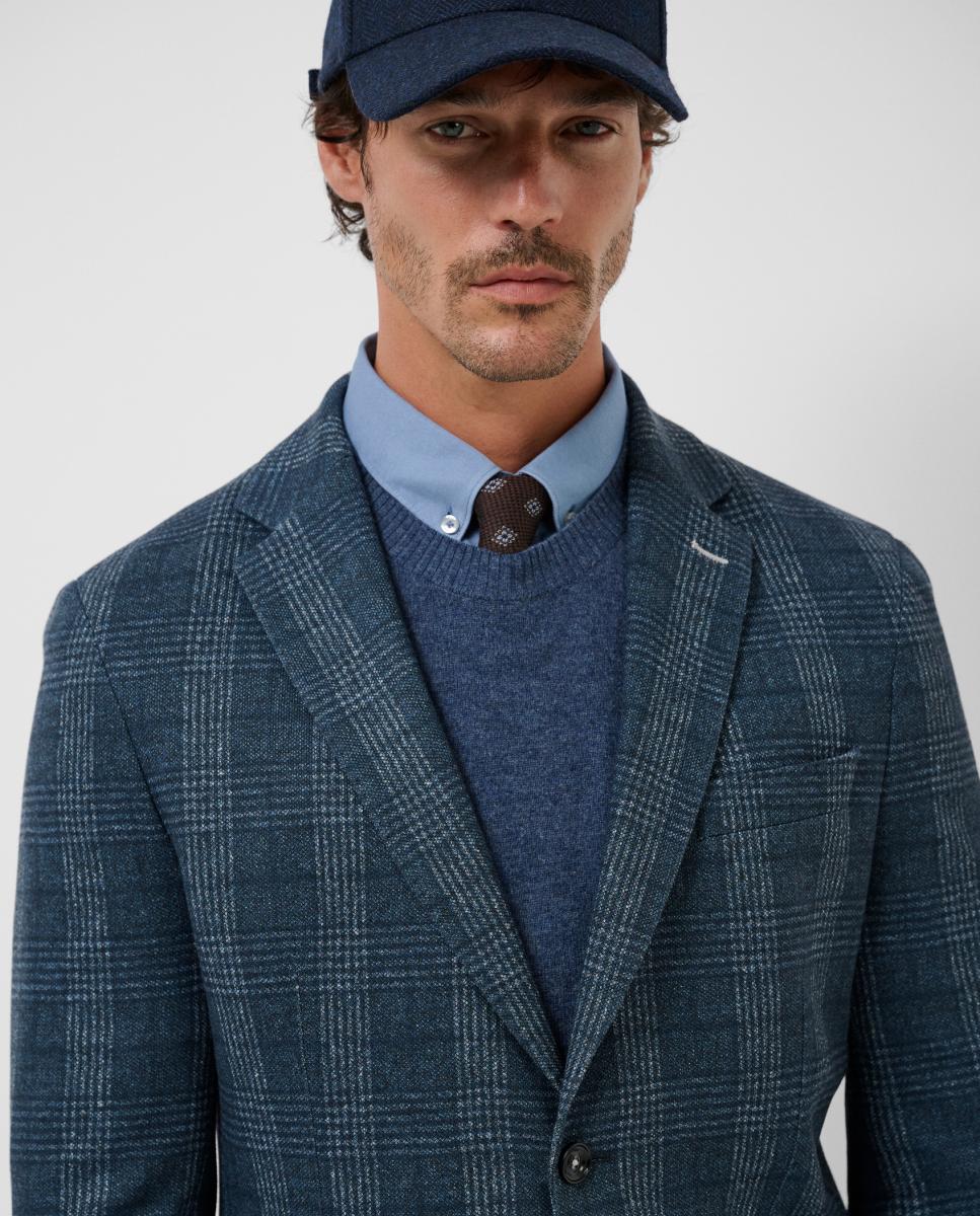 Imagen 3 de Chaqueta de hombre cuadros - Roberto Verino - Azul índigo Azul índigo