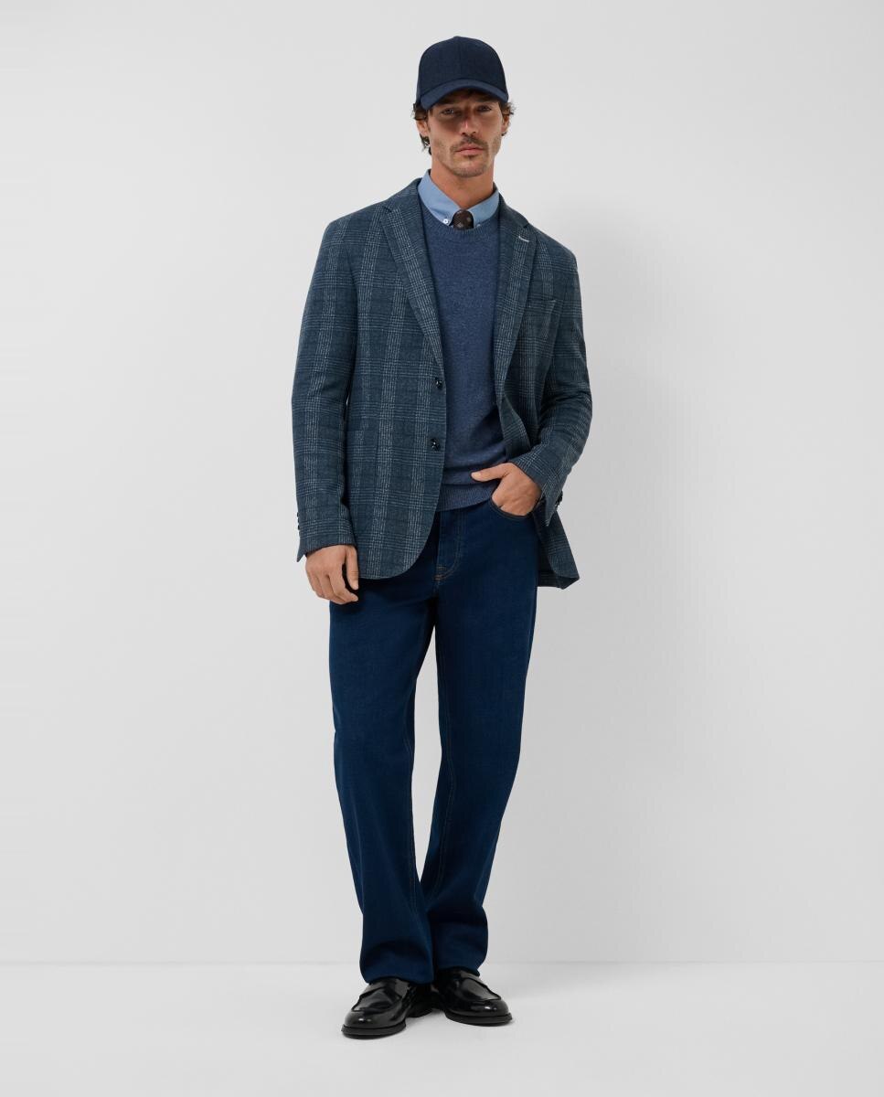 Imagen 6 de Chaqueta de hombre cuadros - Roberto Verino - Azul índigo Azul índigo