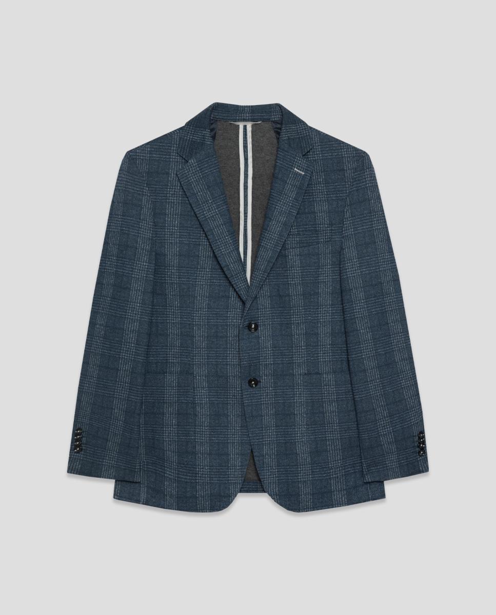 Imagen 4 de Chaqueta de hombre cuadros - Roberto Verino - Azul índigo Azul índigo