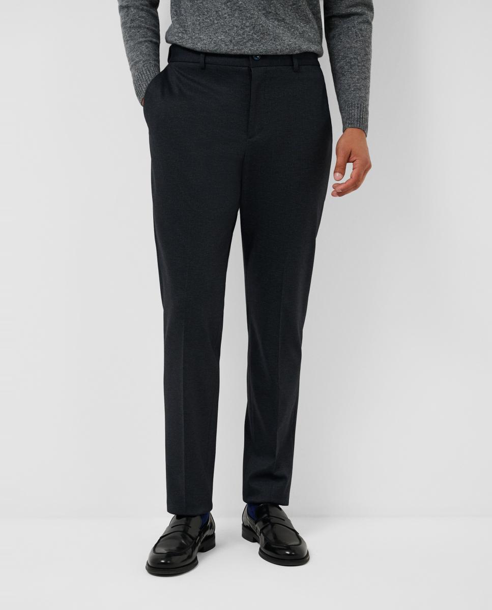Pantalón separate de hombre punto falso liso - Roberto Verino - Azul Azul-2