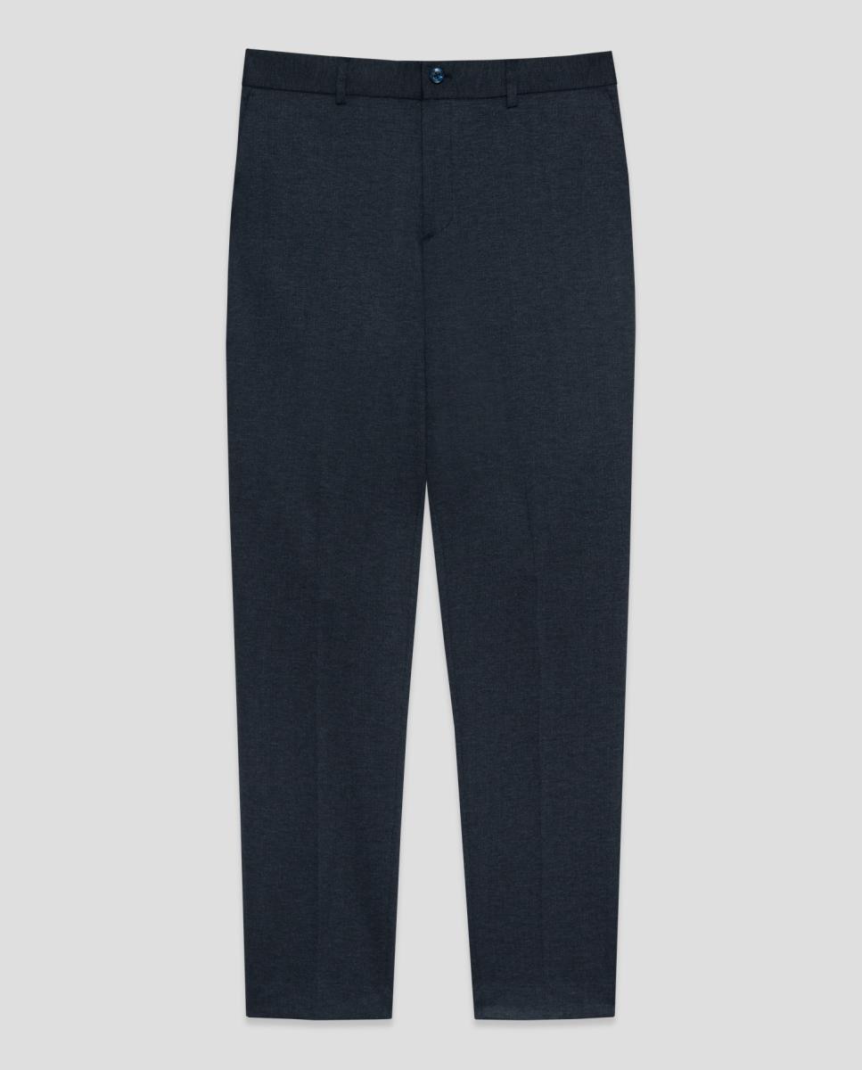 Pantalón separate de hombre punto falso liso - Roberto Verino - Azul Azul-6