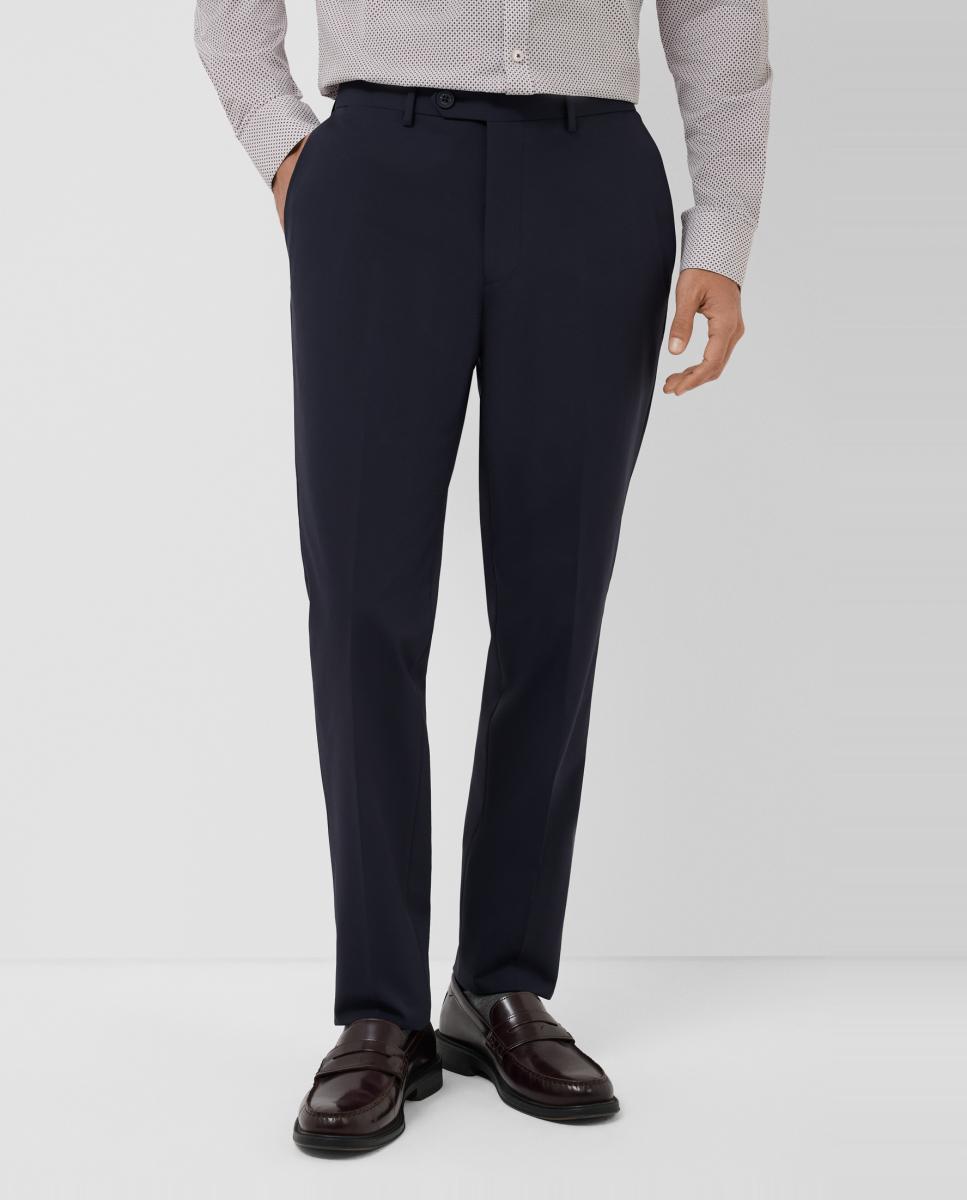 Pantalón de vestir técnico de hombre - Roberto Verino - Azul marino Azul marino-2