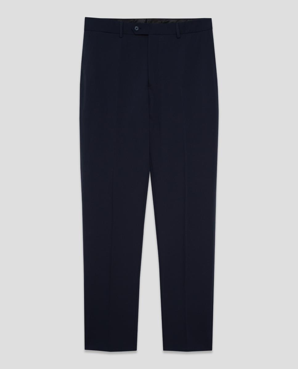 Pantalón de vestir técnico de hombre - Roberto Verino - Azul marino Azul marino-5