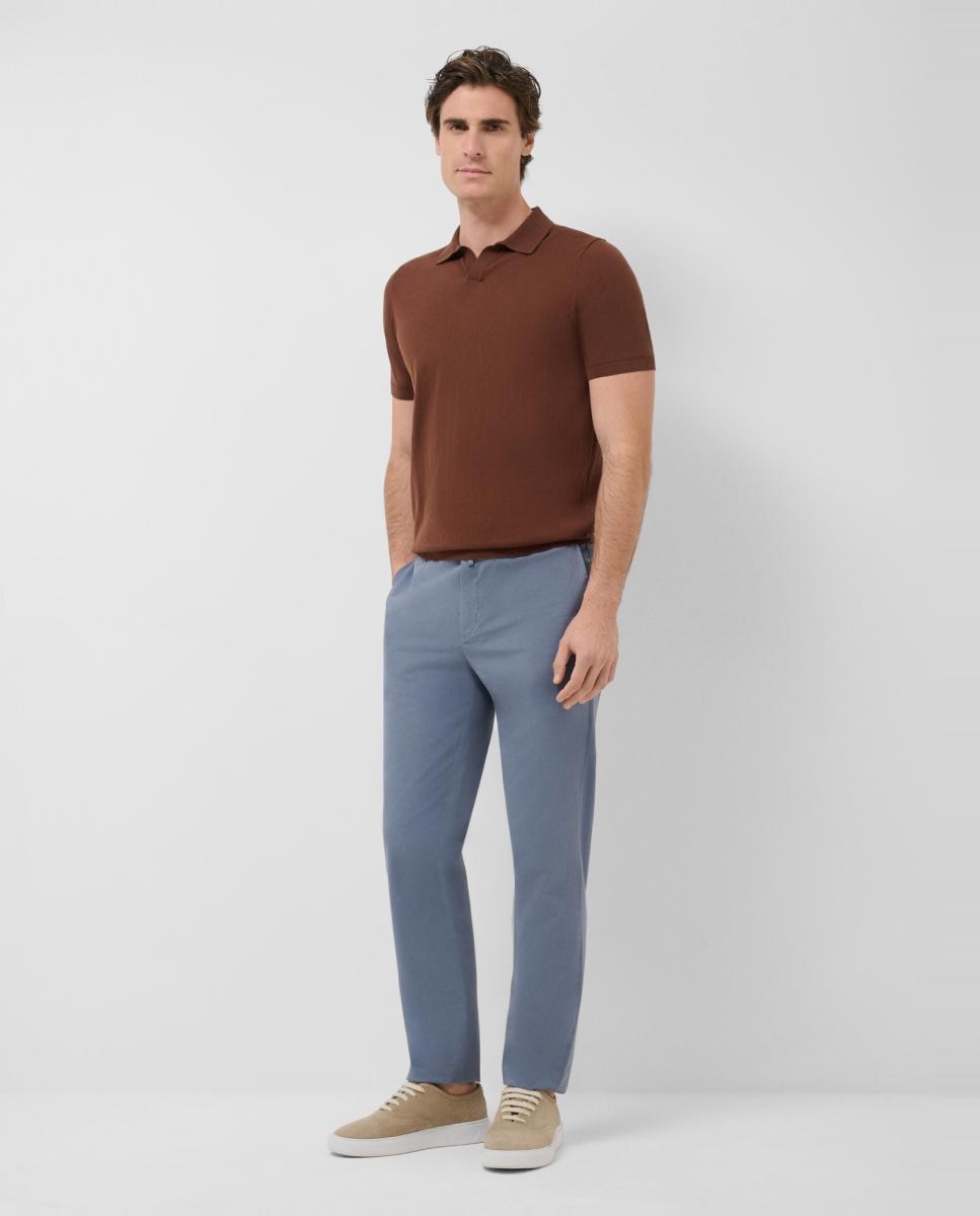 Imagem 0 de Calças Chino Regular Fit em Algodão Tingido