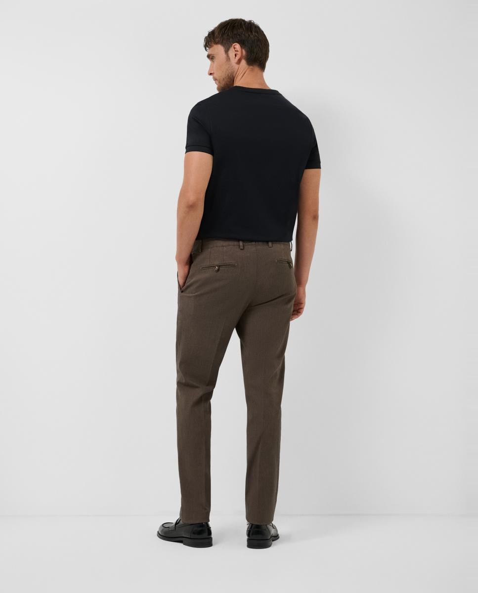 Chino de hombre regular fit ojo de perdiz - Roberto Verino - Beige Beige-3