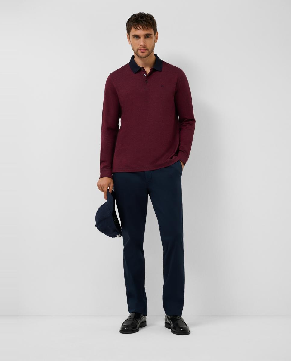 Chino de hombre regular fit tintado - Roberto Verino - Azul marino Azul marino-1