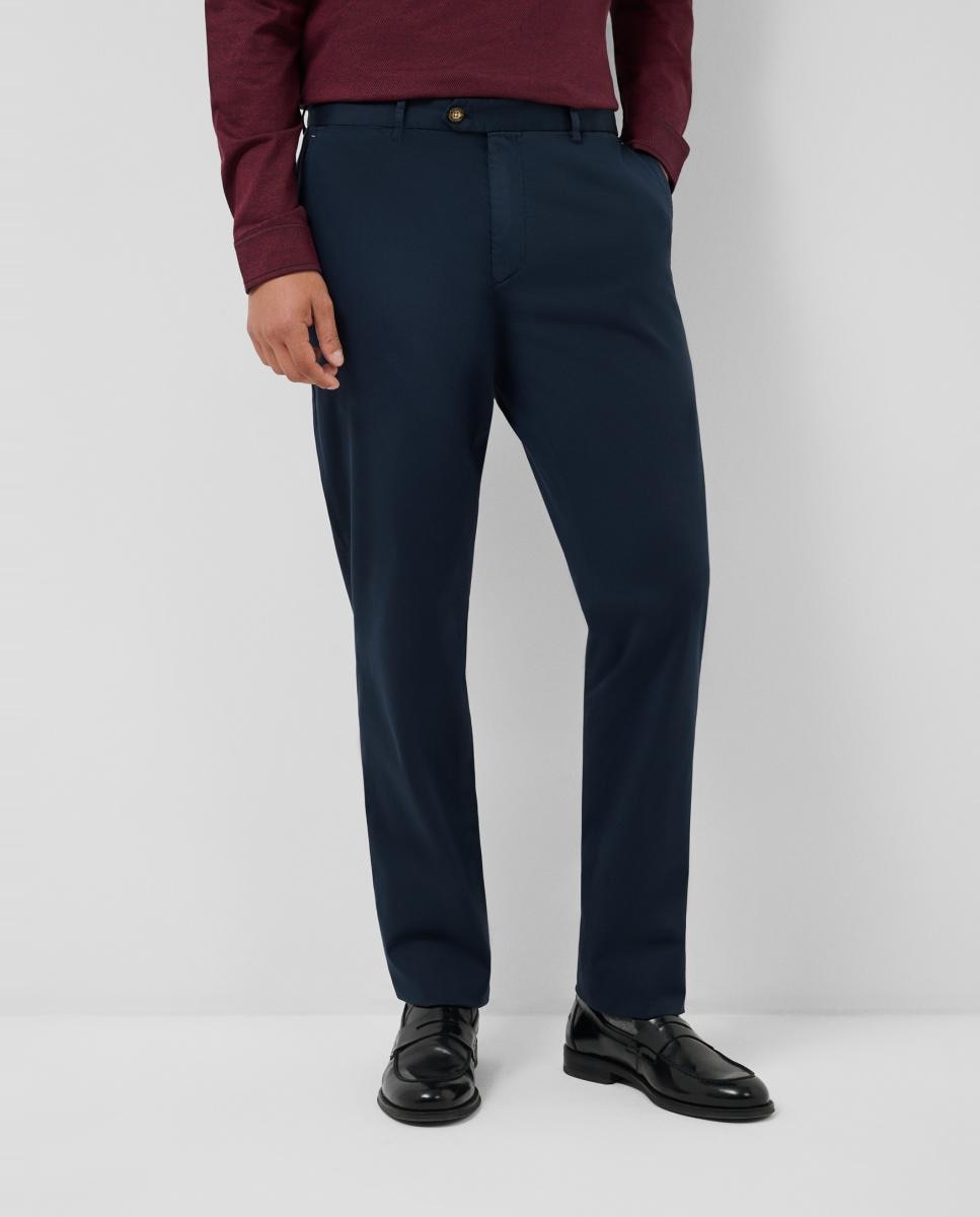 Chino de hombre regular fit tintado - Roberto Verino - Azul marino Azul marino-2