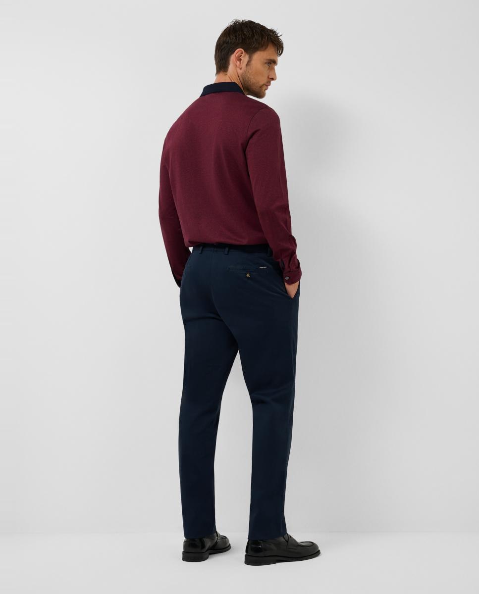 Chino de hombre regular fit tintado - Roberto Verino - Azul marino Azul marino-3