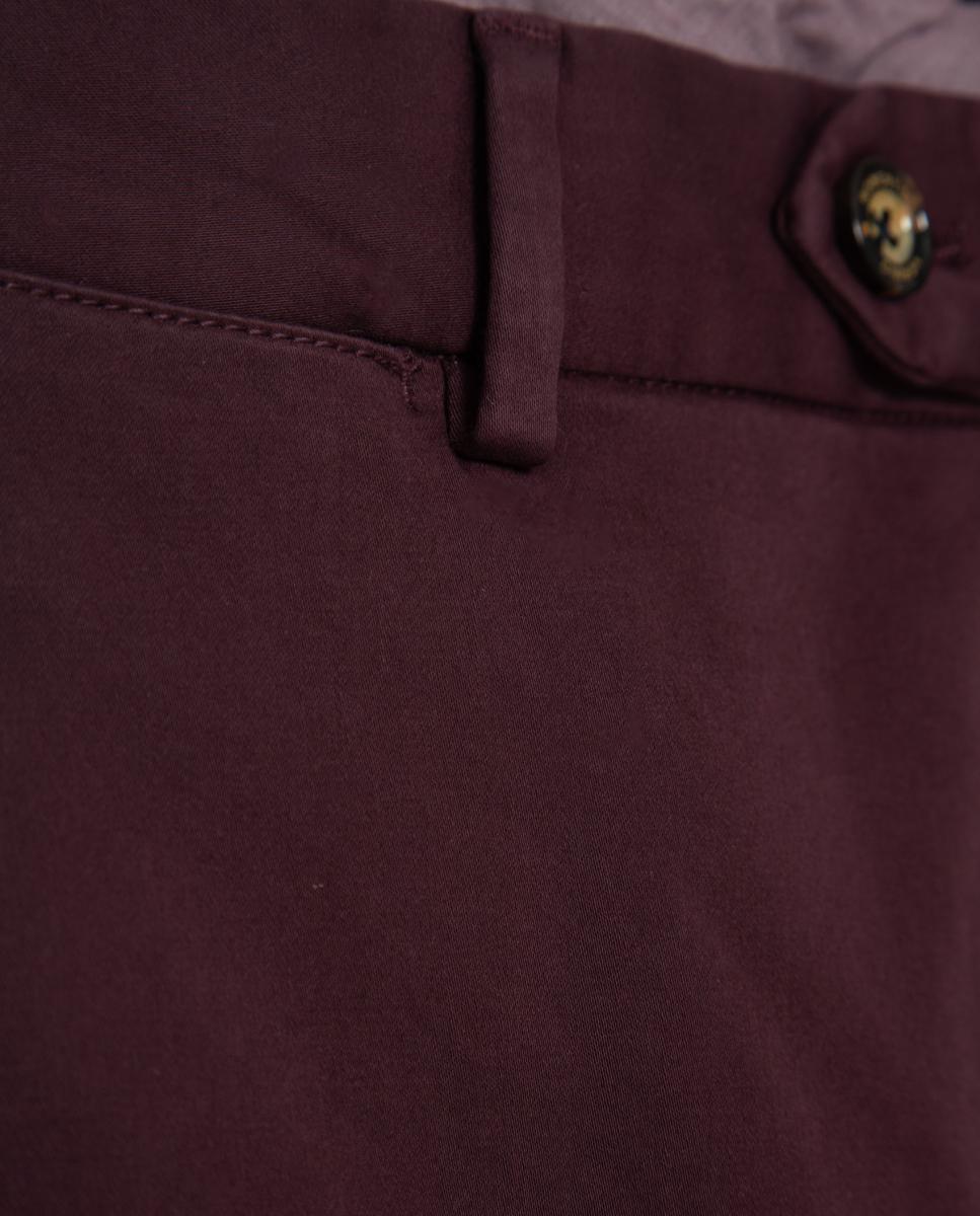 Calças Chino Regular Fit Tingidas Roxo-6