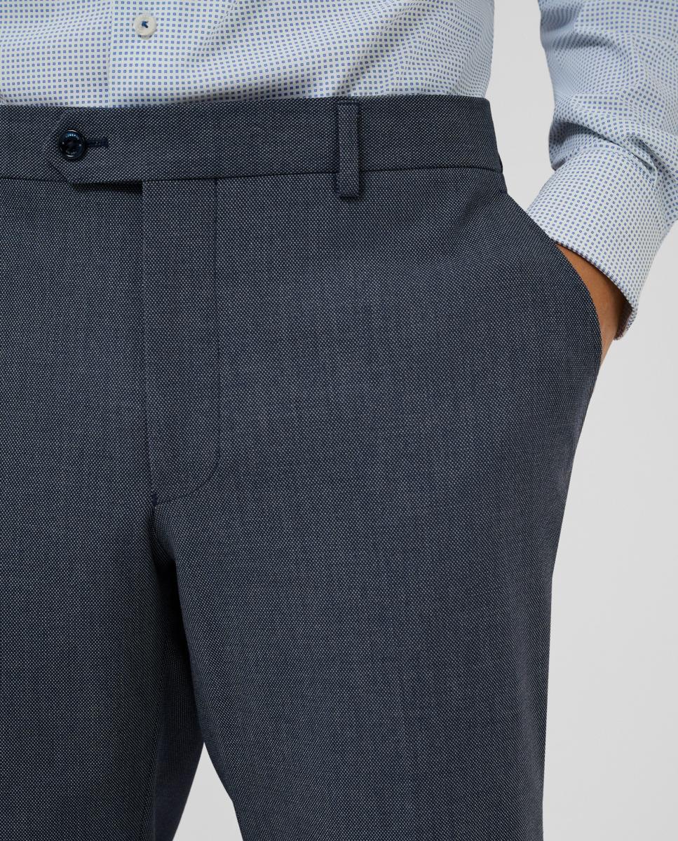 Pantalón de hombre regular fit bicolor - Roberto Verino - Azul índigo Azul índigo-4