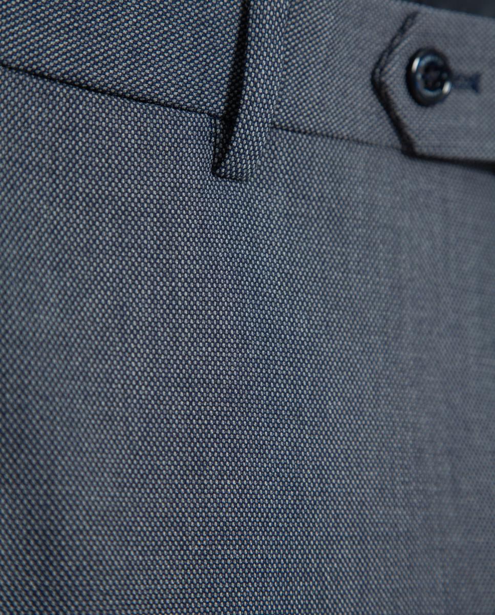 Pantalón de hombre regular fit bicolor - Roberto Verino - Azul índigo Azul índigo-5