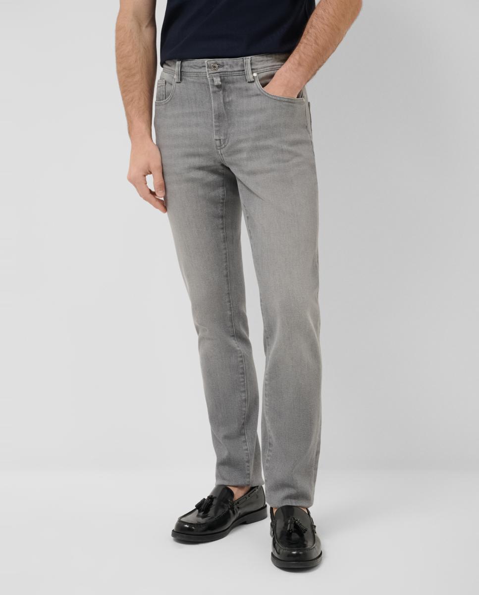 Jeans de Cinco Bolsos Slim Fit Cinzento-claro-2