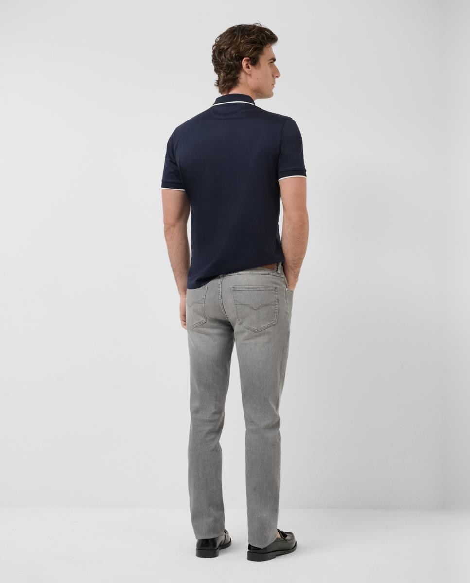 Jeans de Cinco Bolsos Slim Fit Cinzento-claro-3