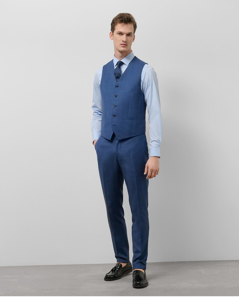 Camisa Formal Slim Fit Lisa Azul-claro-6