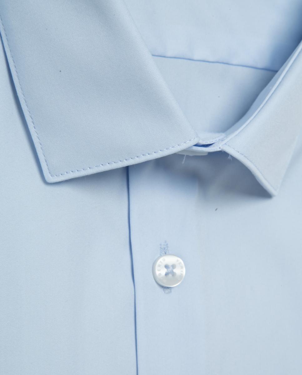 Camisa Formal Slim Fit Lisa Azul-claro-5