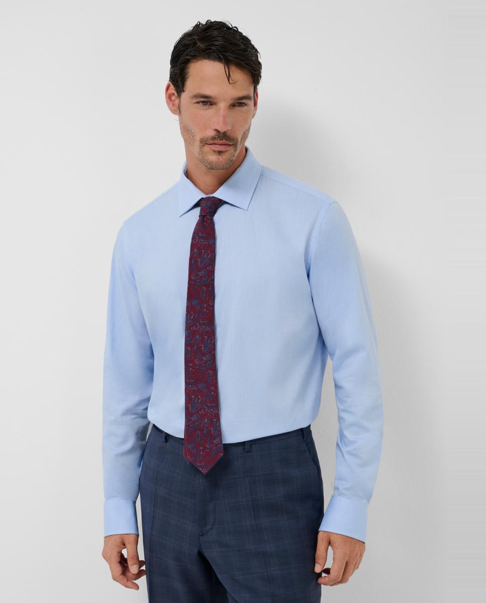 Imagem 0 de Camisa Clássica Regular Fit com Estrutura