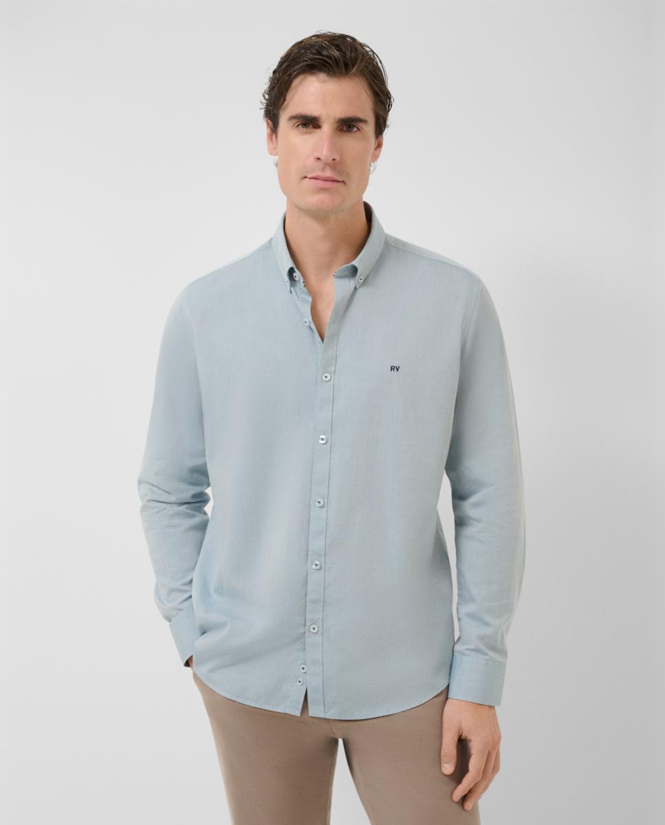 Roberto Verino - Camisa sport de hombre regular fit Oxford.