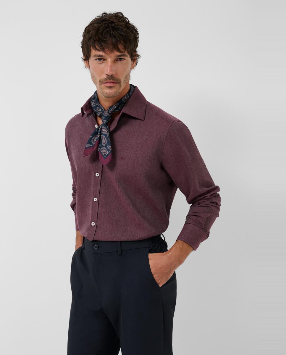 Imagem 0 de Camisa Casual de Sarja Regular Fit