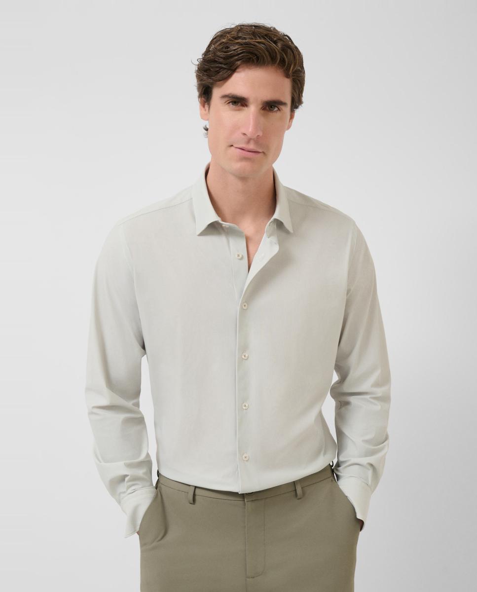 Imagem 0 de Camisa Casual Regular Fit com Estampado Geométrico