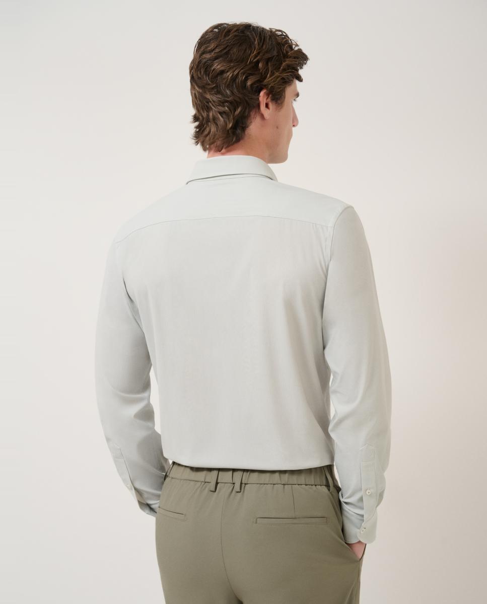 Camisa Casual Regular Fit com Estampado Geométrico Verde-claro-2