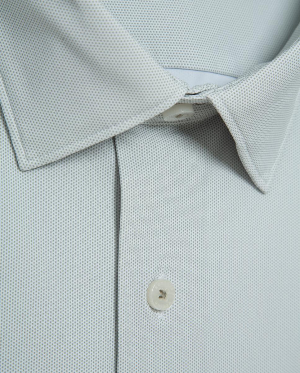Camisa Casual Regular Fit com Estampado Geométrico Verde-claro-5
