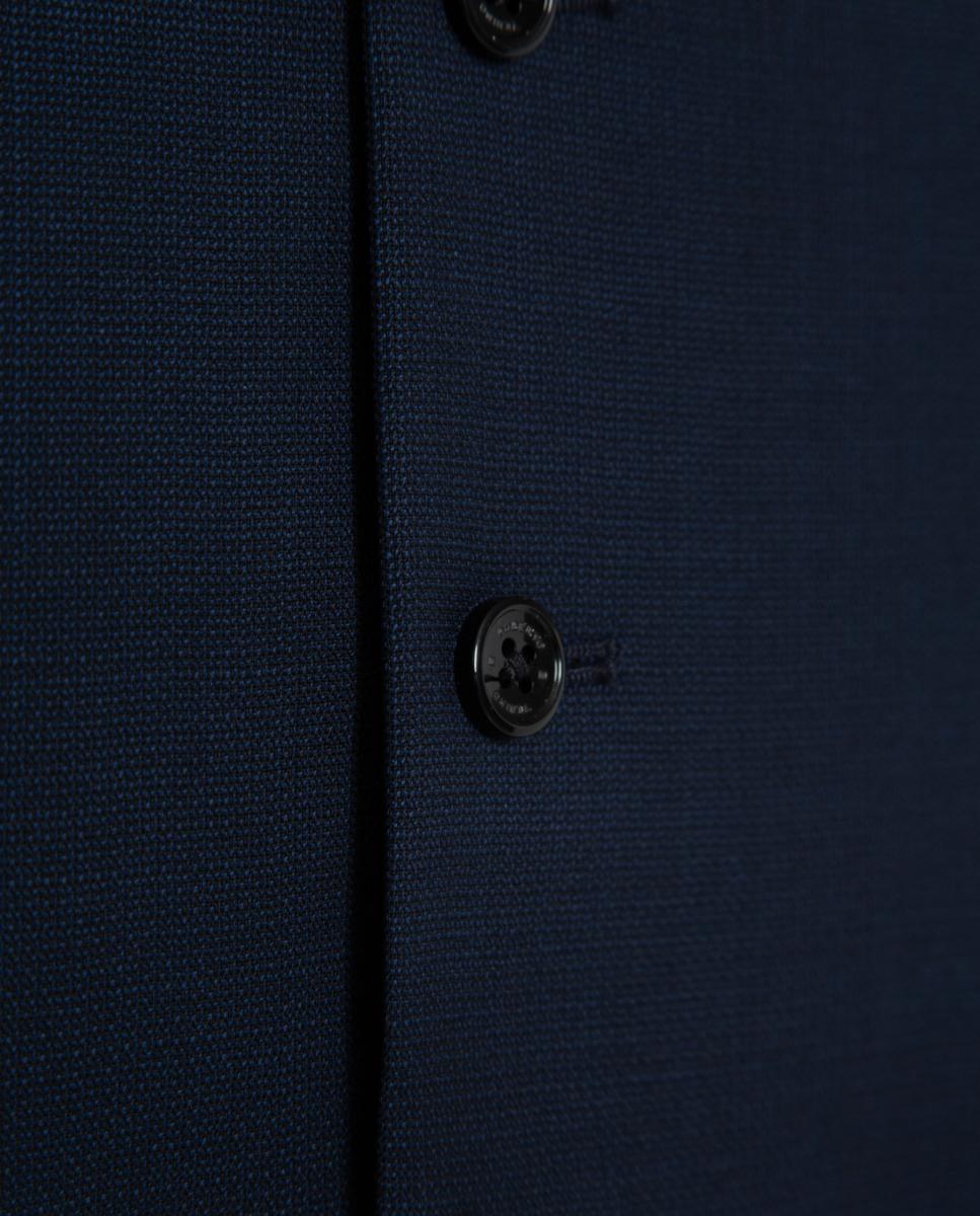 Colete Formal com Falso Liso Azul-marinho-6