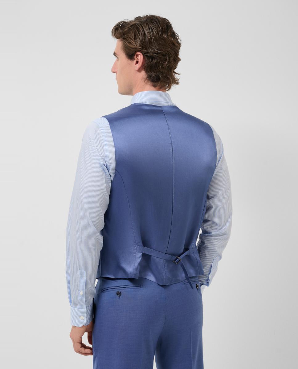 Colete Formal Liso Turquesa-2
