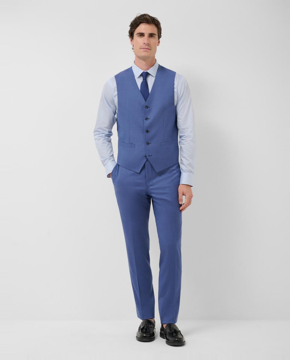 Colete Formal Liso Turquesa-4