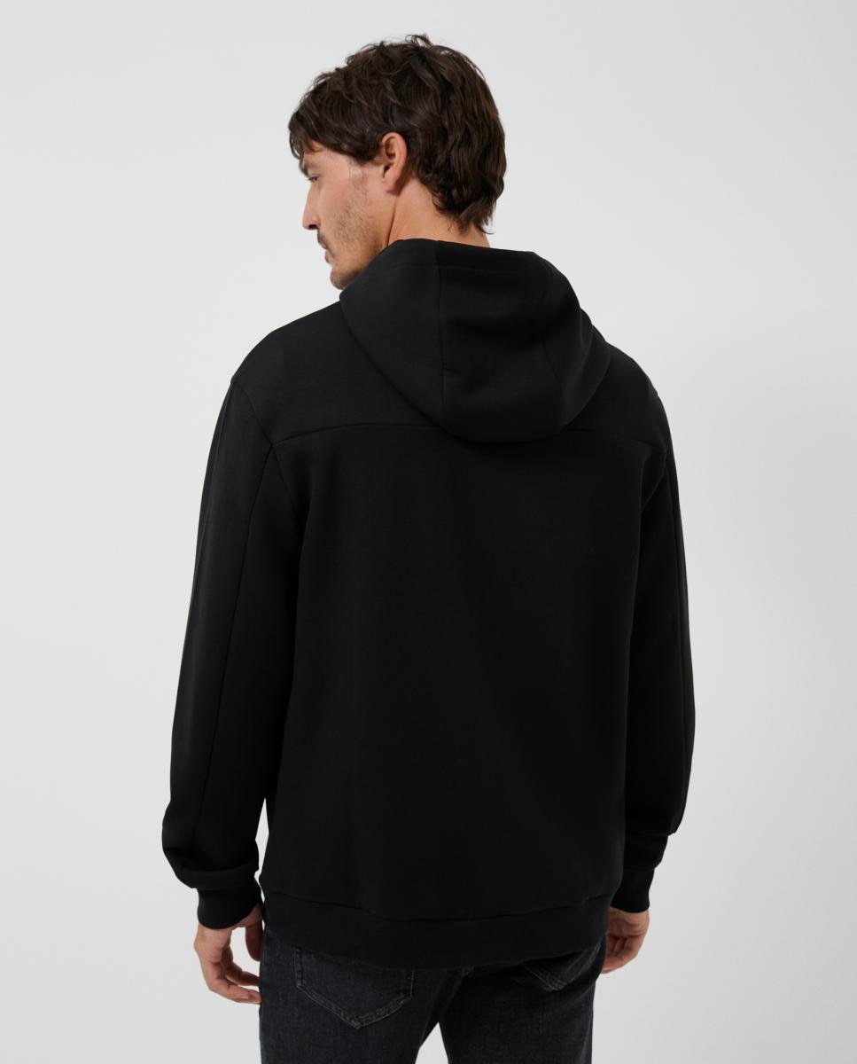 Sweatshirt de homem com capuz Preto-2