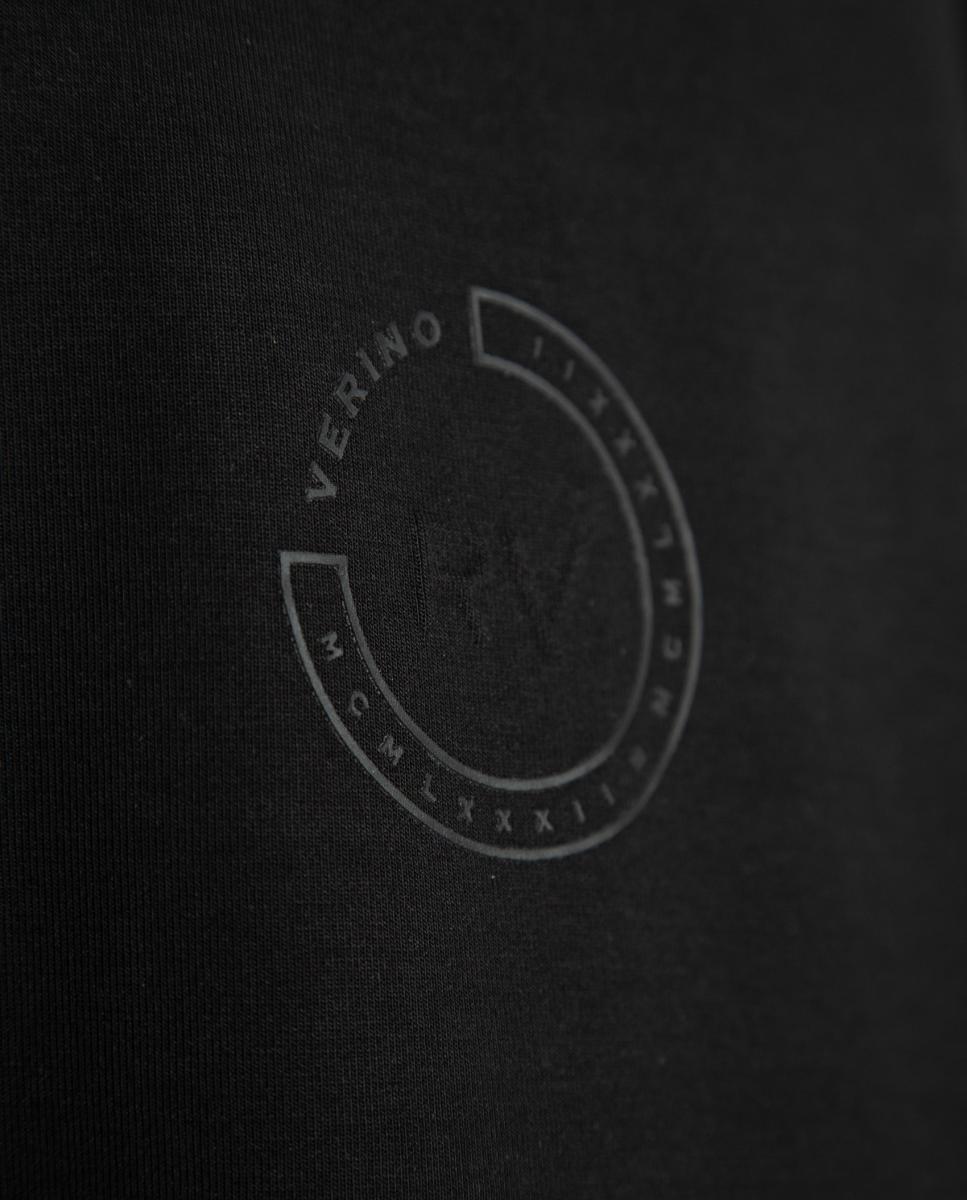 Sweatshirt de homem com capuz Preto-5