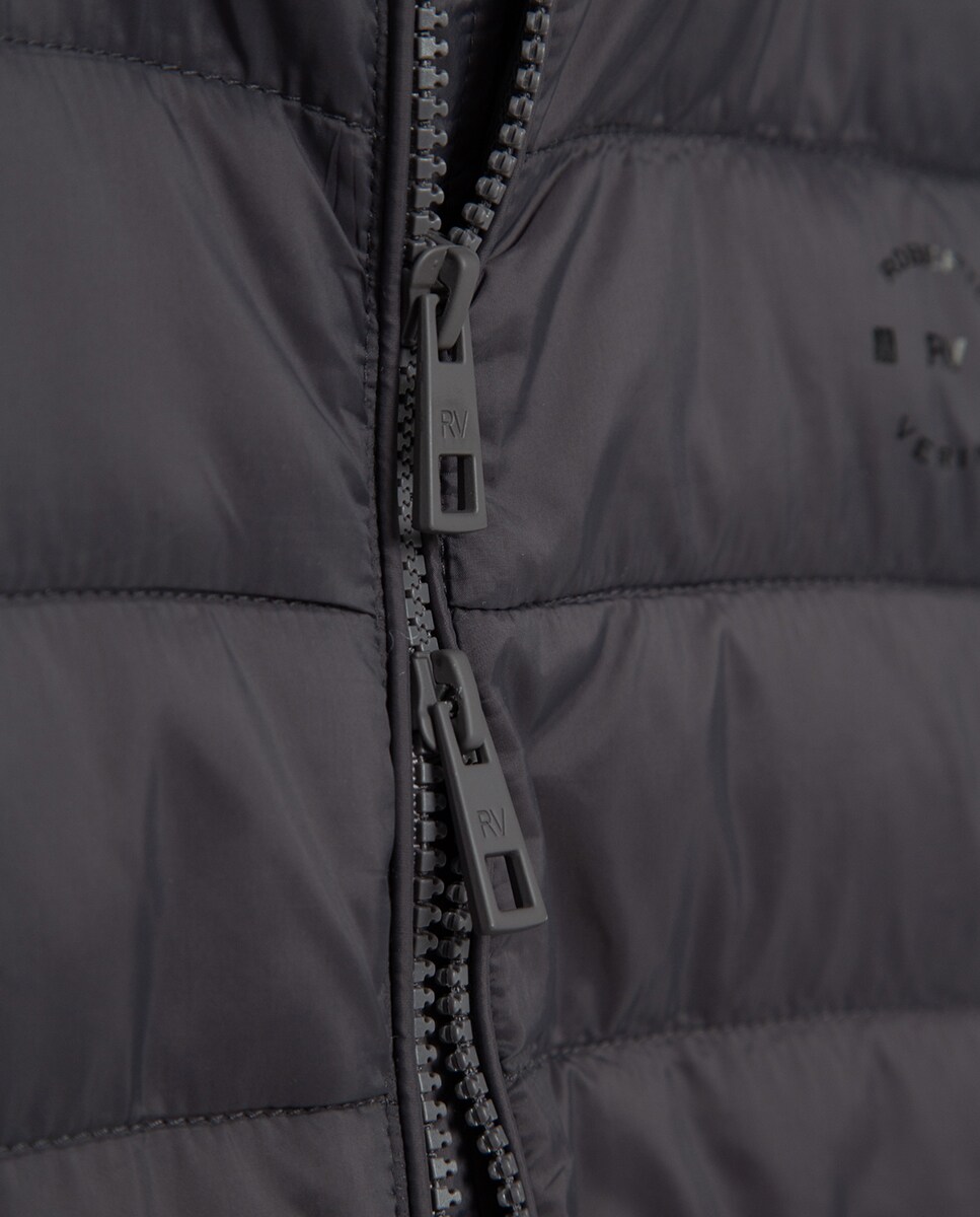 Colete acolchoado de homem Cinzento-escuro-5