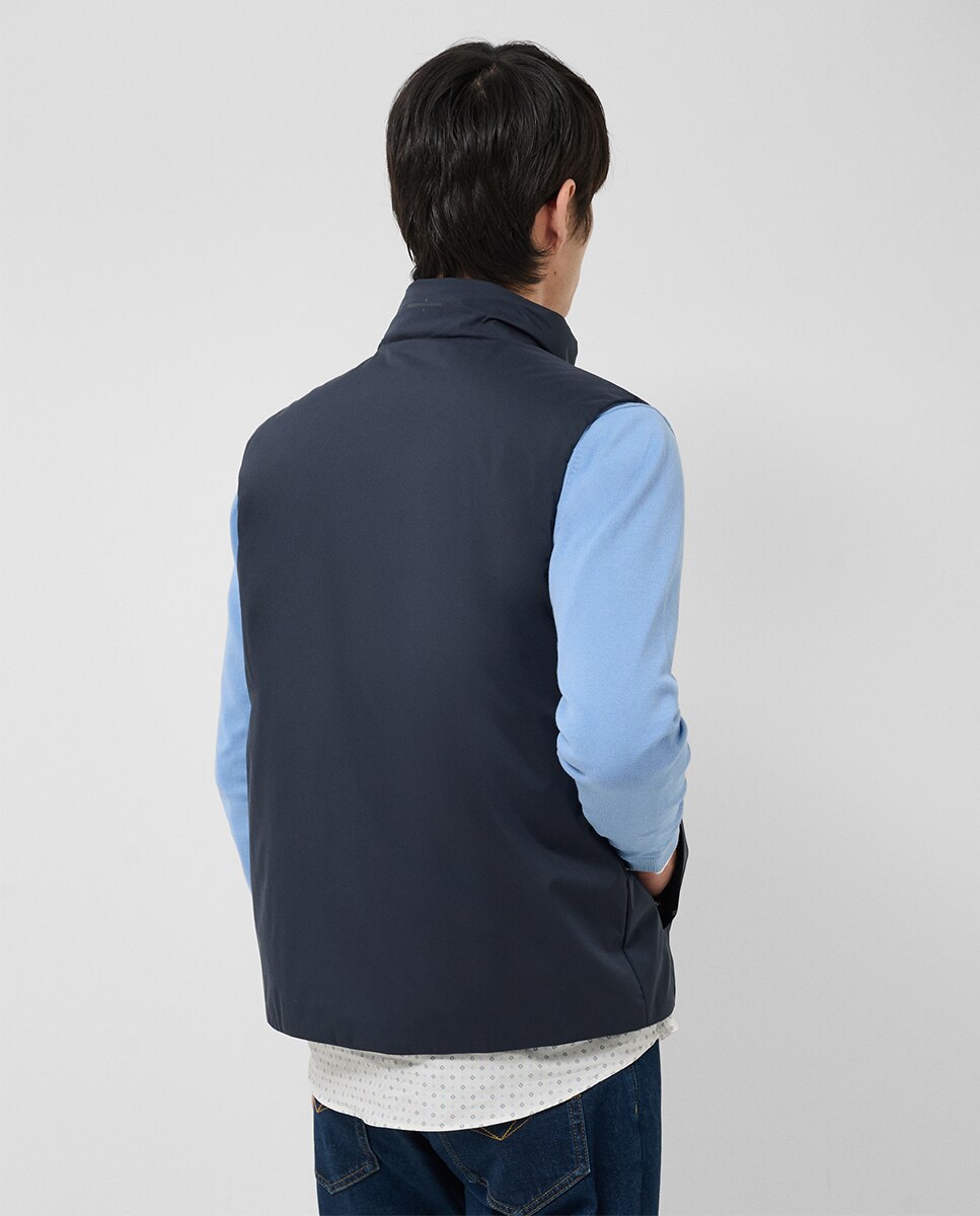 Colete acolchoado de homem Azul-marinho-2