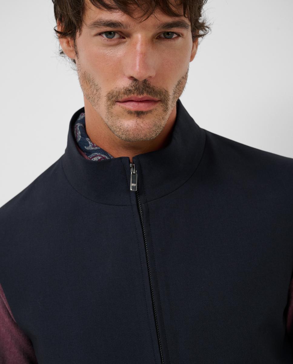 Chaleco de hombre acolchado - Roberto Verino - Gris oscuro Gris oscuro-4