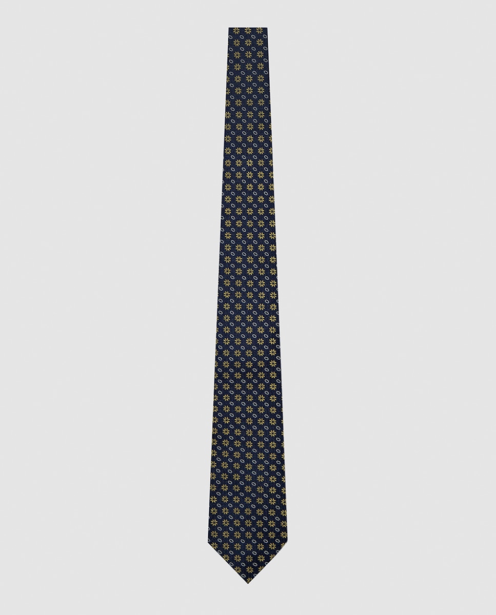 Imagem 0 de Gravata de Seda com Jacquard em Estampado Floral