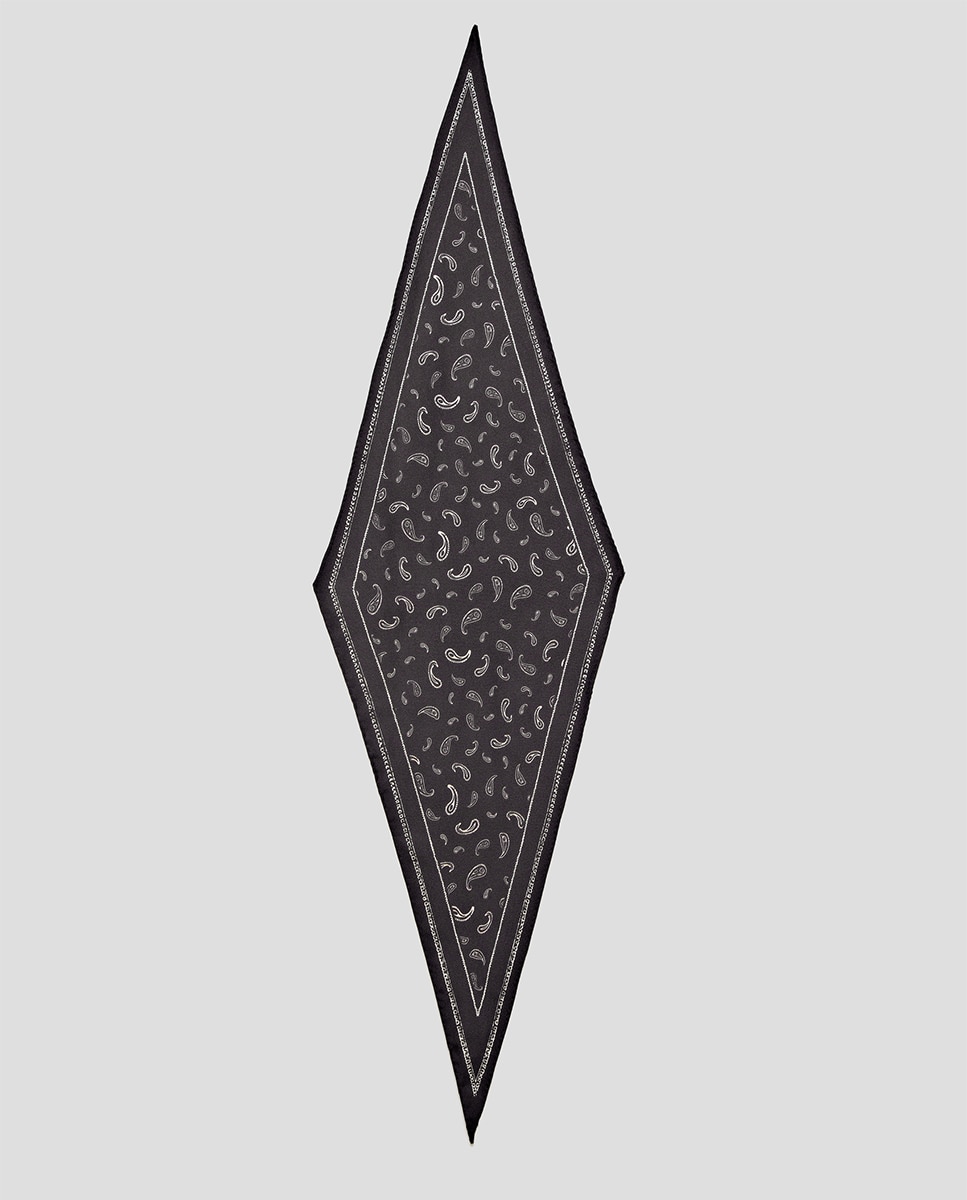 Imagem 0 de Bandana de Seda com Caxemiras