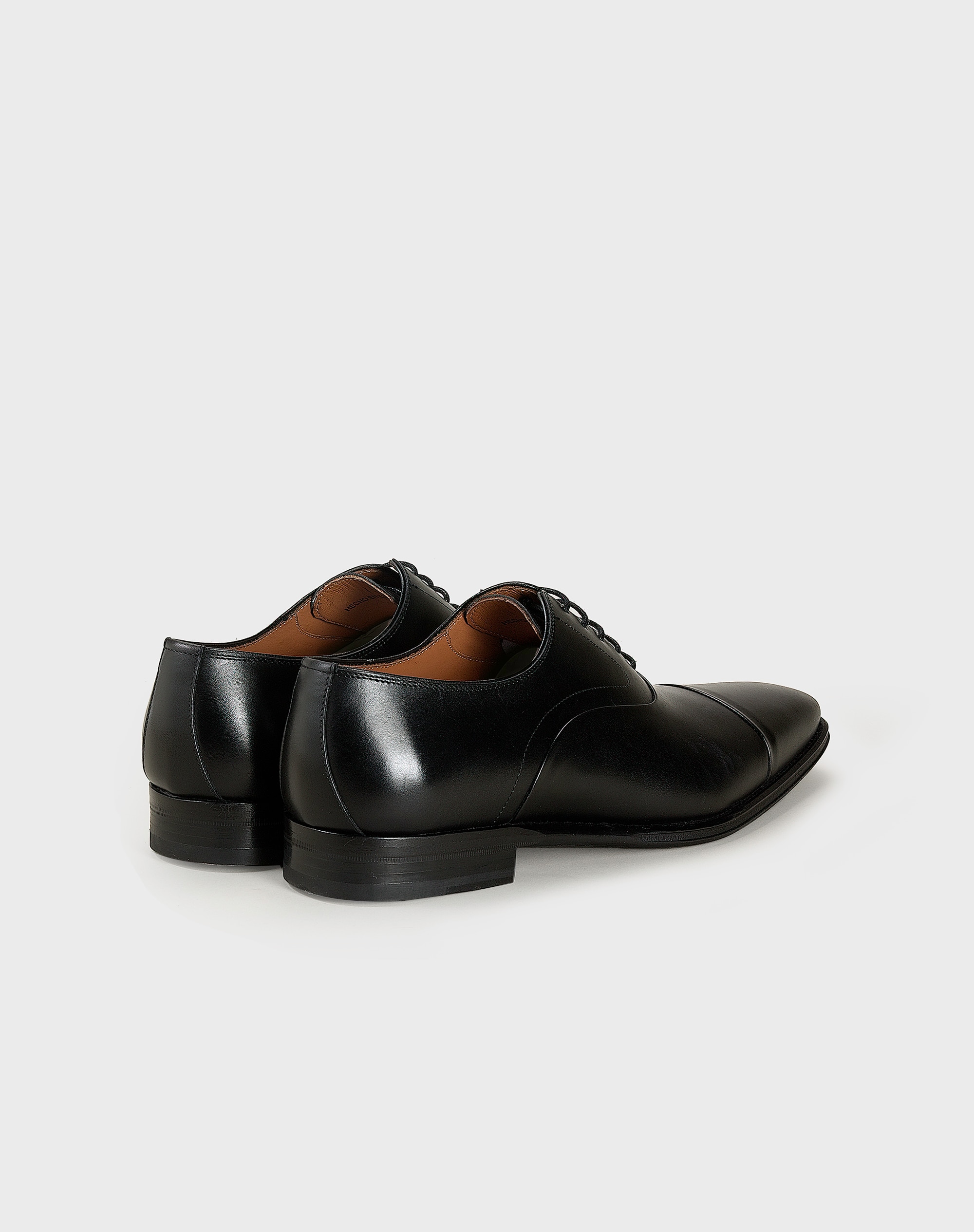 Sapatos clássicos Roberto Verino em pele pretos Preto-3