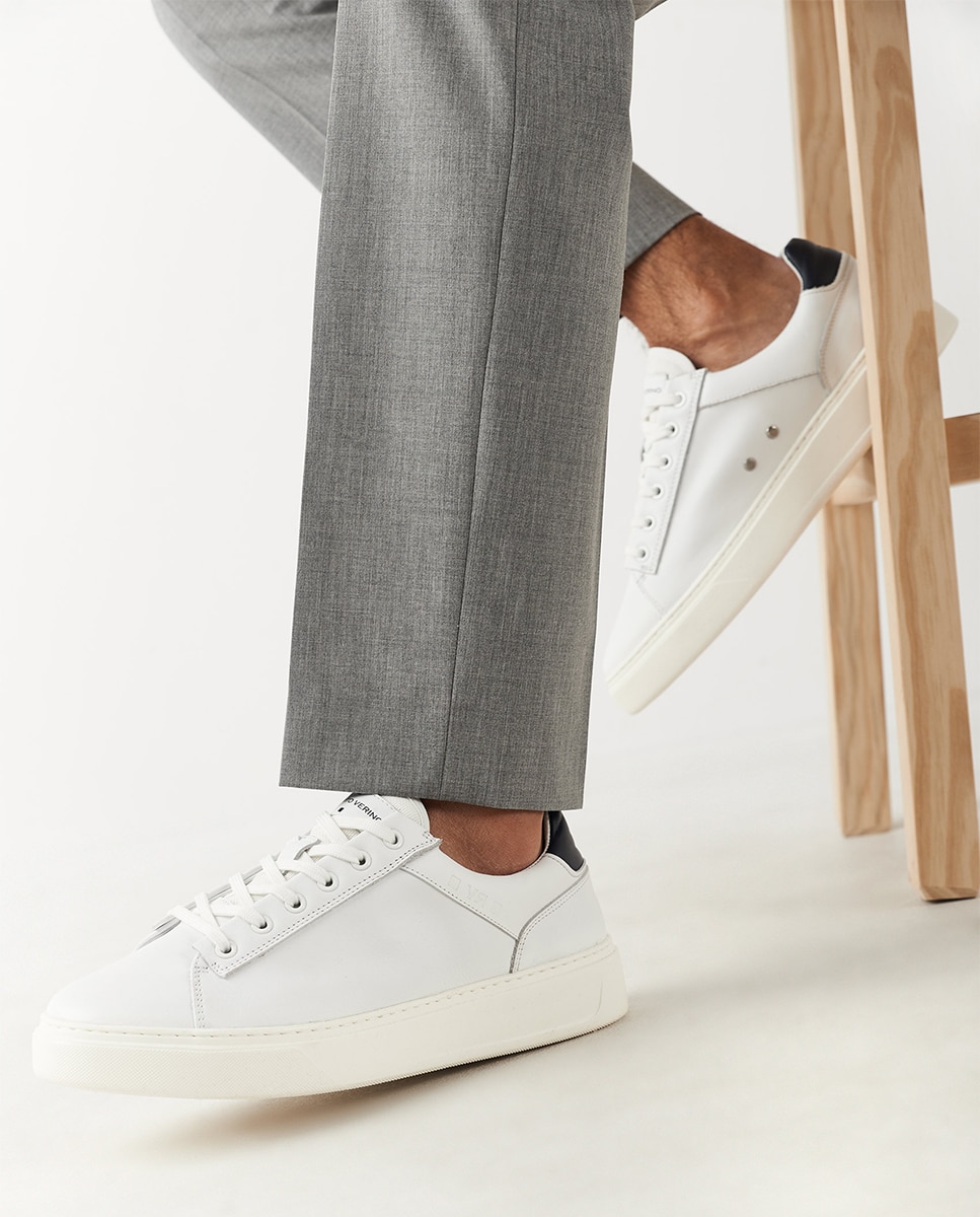 Sapatilhas Desportivas - Branco/Azul Branco-3