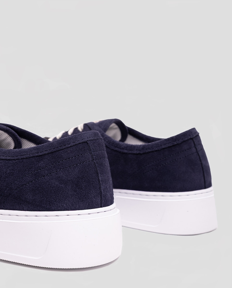 Sapatilhas Desportivas em Croute Azul-marinho-3