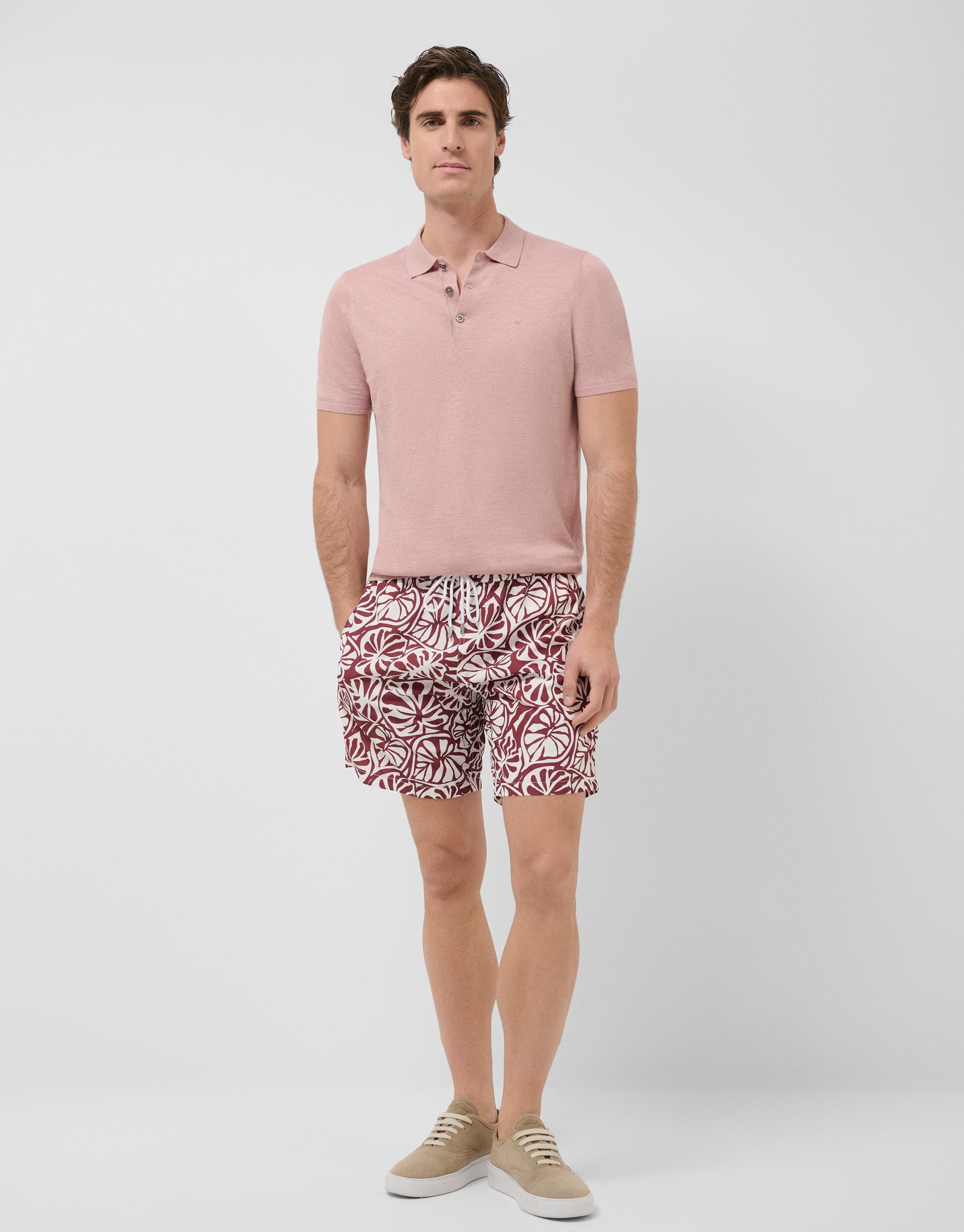 Imagem 0 de Calções de Banho com Estampado Floral Tropical
