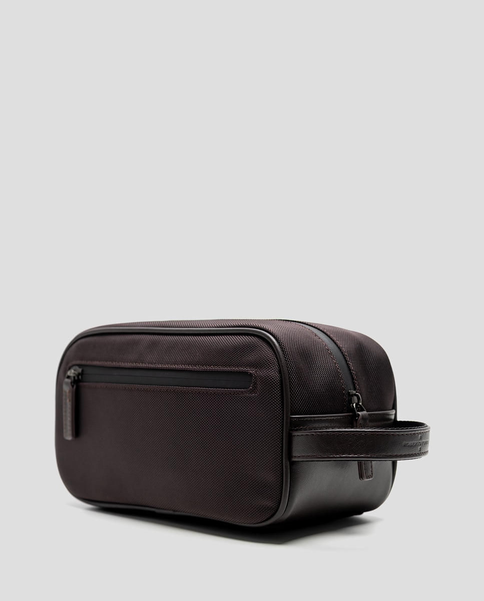 Nécessaire de Nylon Castanho-3