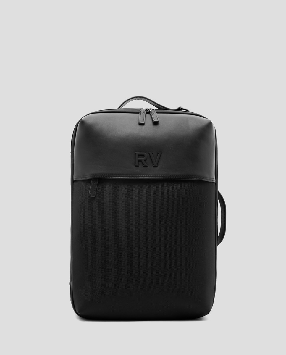 Imagem 0 de Mochila em Nylon e Pele Travel Bag