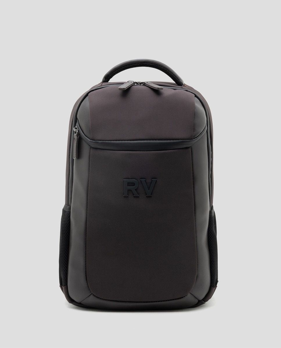 Imagem 0 de Mochila de Nylon e Pele