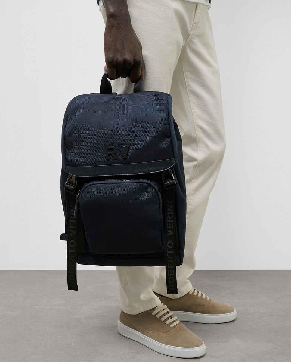 Mochila de Nylon Work Azul-marinho-5